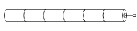 7.2v staaf batterij