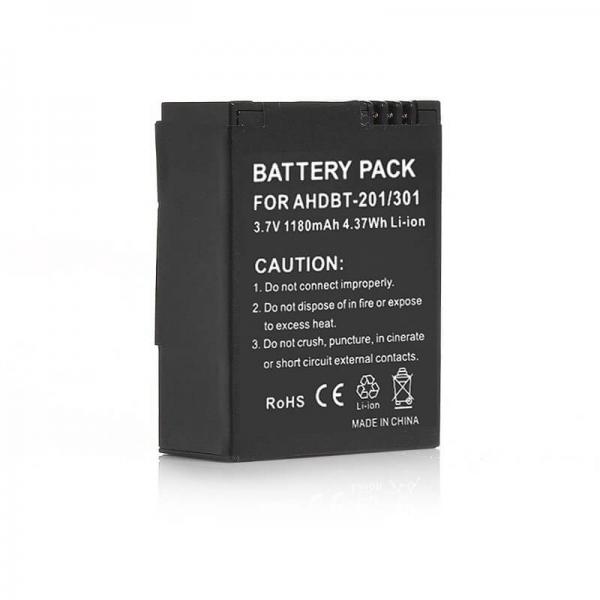 GoPro HERO 3 - BATTERY - AHDBT 201-301 - 3,7V - 1,18Ah