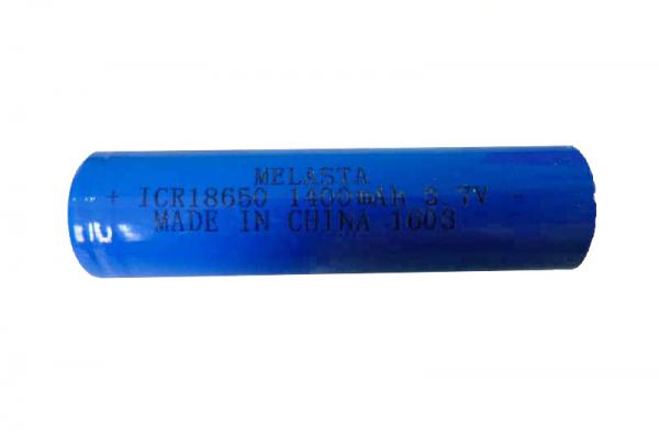 Li Ion - ICR 18650 - 3,7V - 1400mAh - 10C